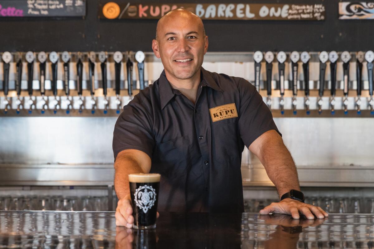Poway native and Maui Brewing founder Garrett Marrero.