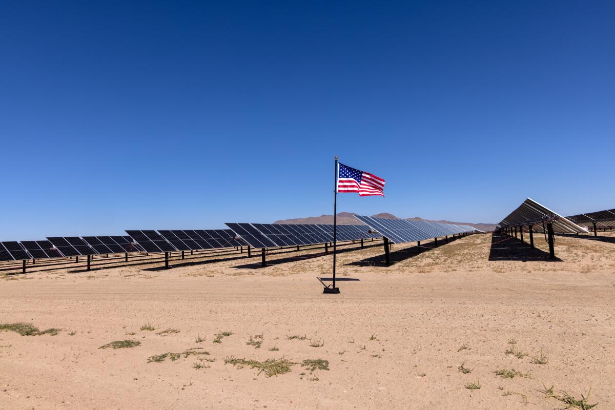 Clearway Energy's Daggett solar farm in San Bernardino County.