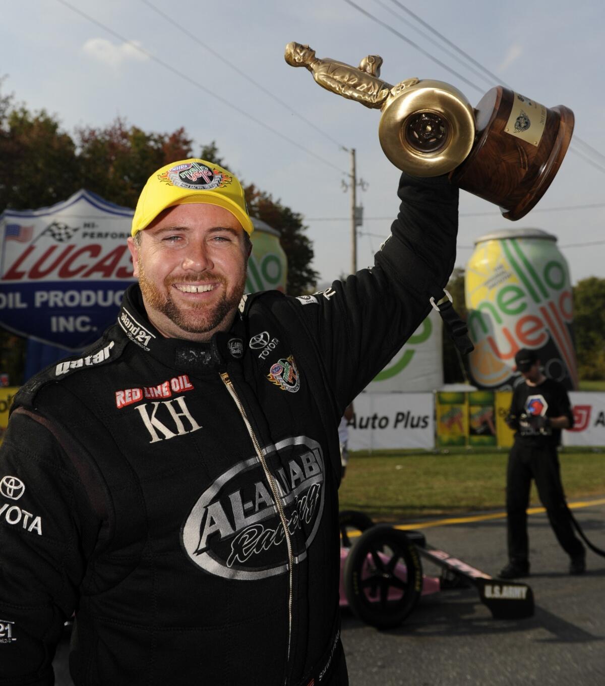 Shawn Langdon, who is closing in on the NHRA top-fuel dragster title, had only one win prior to this season.