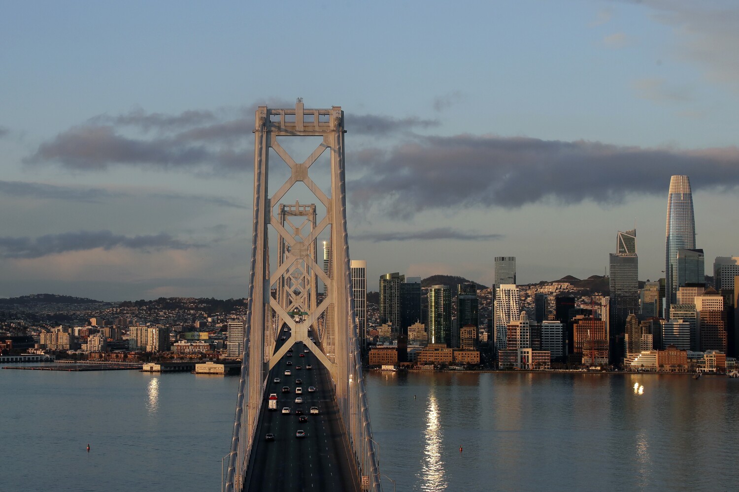 Protest blocks westbound lanes of Bay Bridge in San Francisco