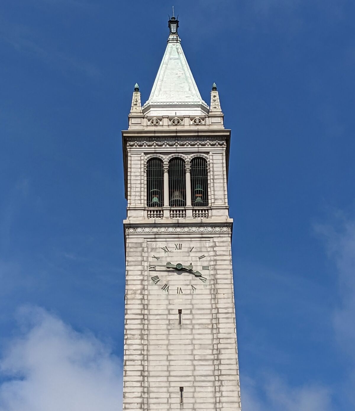 The Campanile at UC Berkeley, aka Sather Tower.