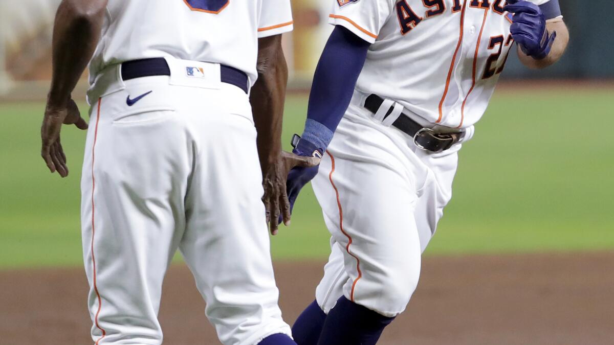 Altuve homers twice as Astros rout Diamondbacks 10-2