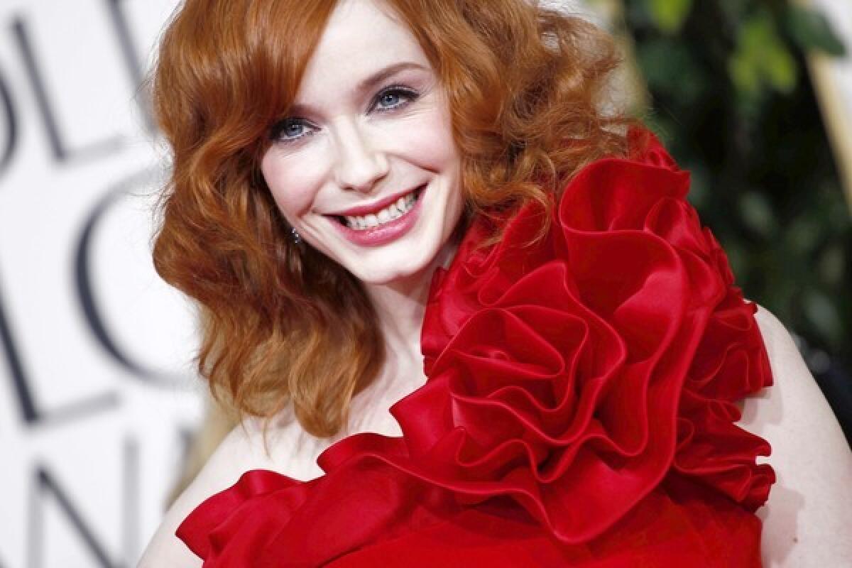 Actress Christina Hendricks is known for her red hair. Other women are following suit.