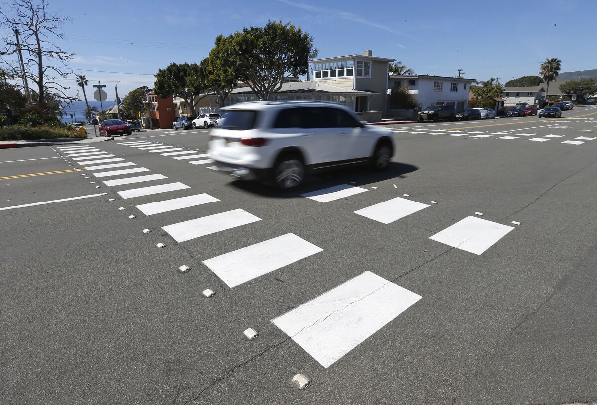 The Laguna Beach City Council looked at traffic safety and street lighting improvements along Glenneyre Street.
