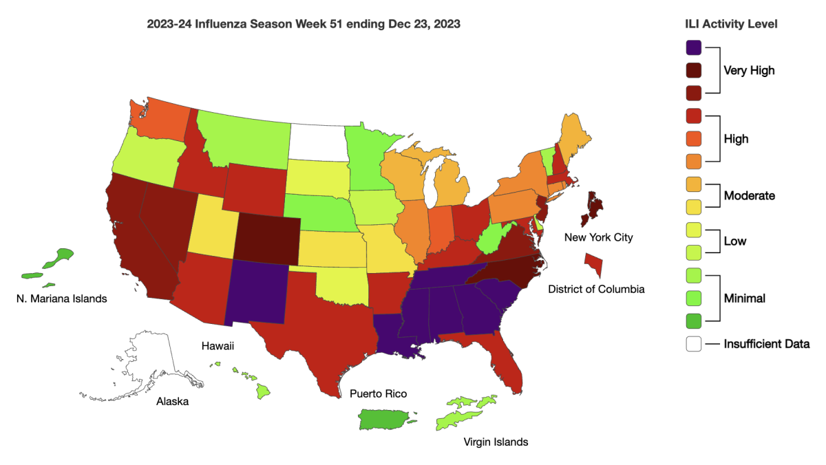 Sick with COVID and the flu Double infections hit California hard