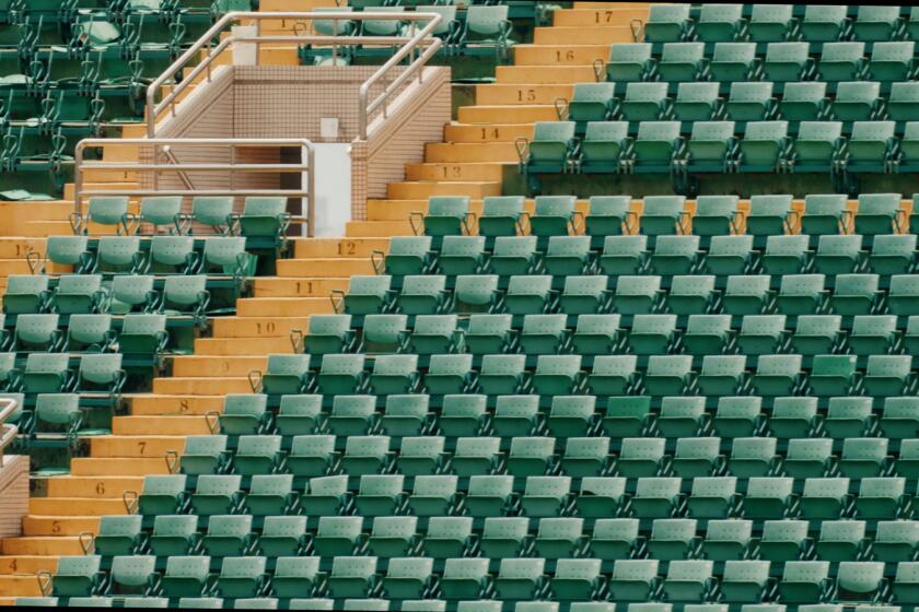 An empty stadium in Taiwan in the documentary "Life in a Day 2020."