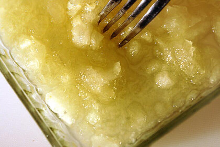 Got a fork and a freezer? You can make this dessert. Recipe: Meyer lemon granita