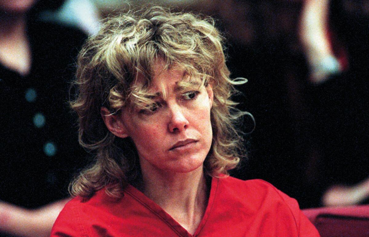 In a Feb. 6, 1998 file photo, Mary Kay Letourneau listens to testimony during a court hearing in Seattle.