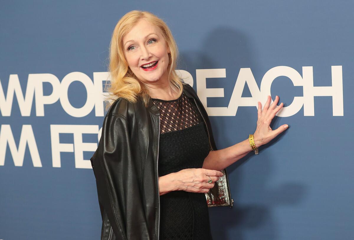 Patricia Clarkson, Artist of Distinction for "Monica," arrives on the red carpet.