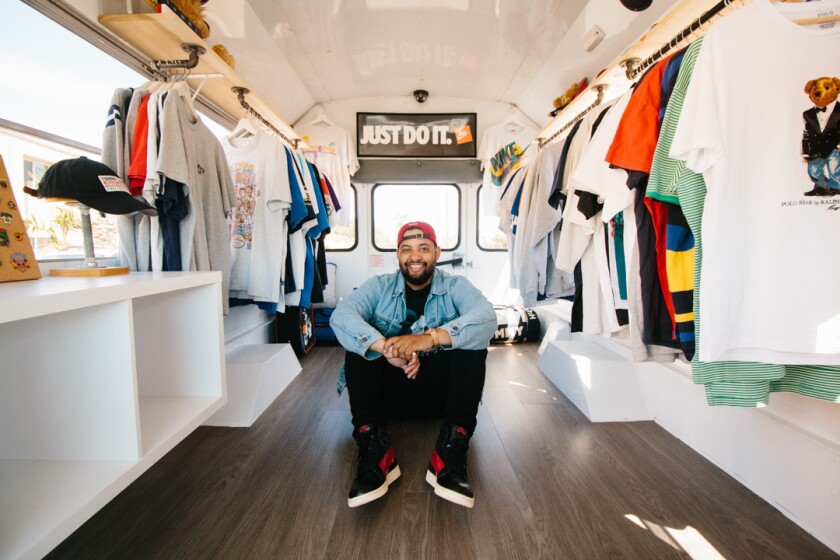 Eric Brown Jr. will open his ‘90s-centric secondhand shop on April 28.