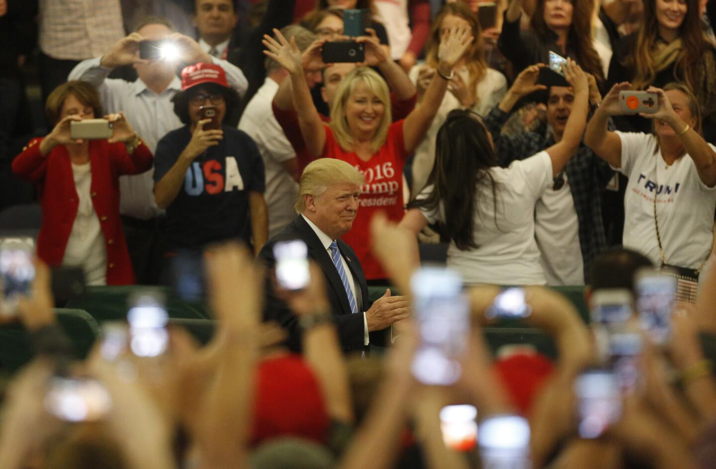 Trump campaign stop in Anaheim