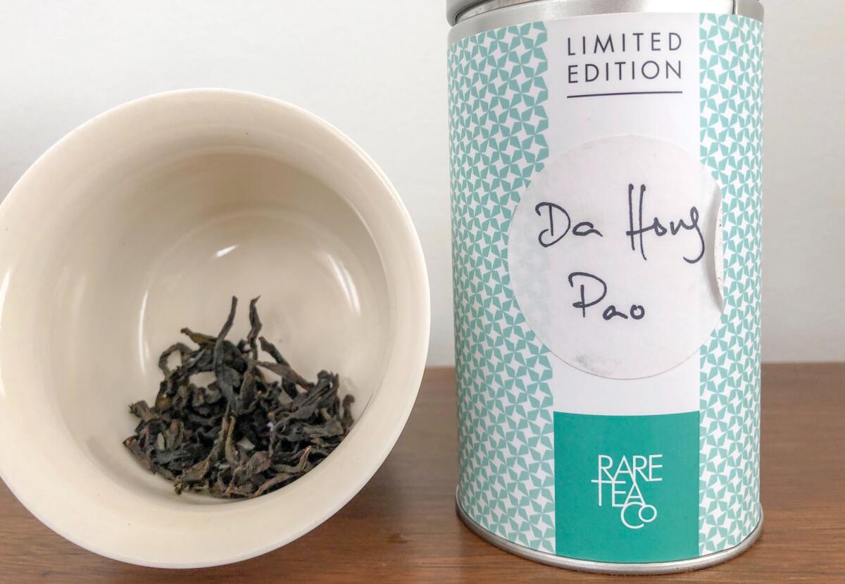 The last of the 2015 Da Hong Pao tea from Rare Tea Co.