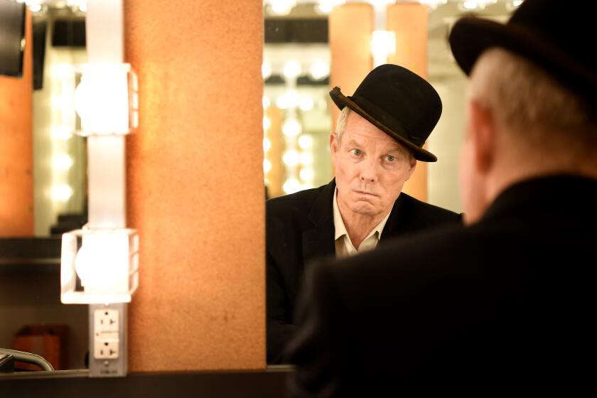 CULVER CITY, CALIFORNIA SEPTEMBER 4, 2019-Bill Irwin, one of the premiere interpreters of playwright Samuel Beckett, will be opening his one-man show "On beckett" at the Kirk Douglas Theatre in Culver City. (Wally Skalij/Los Angeles Times)