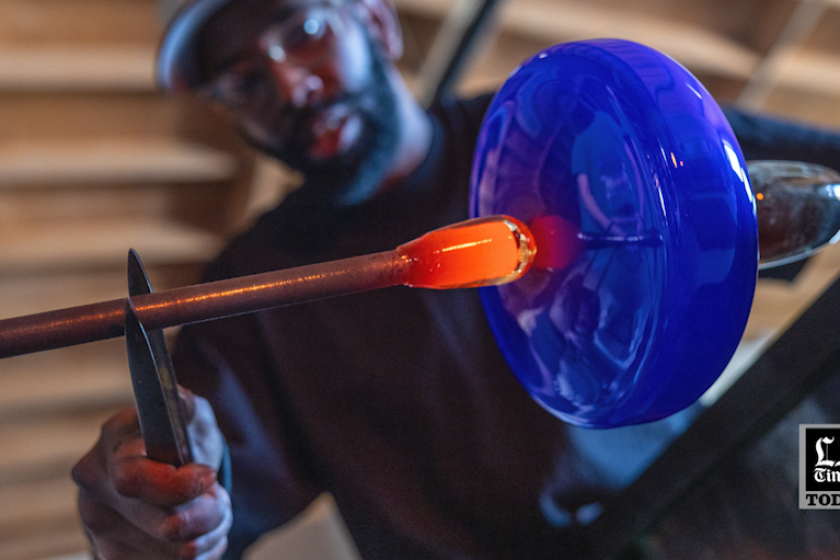LA Times Today: His ‘funk is contagious.’ This L.A. glassblower breaks the rules with his stunning vessels
