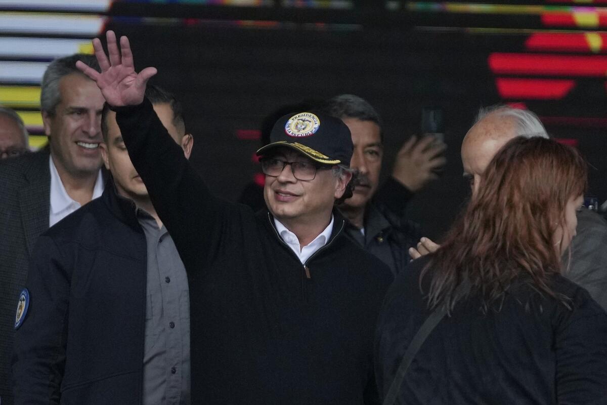 El presidente de Colombia, Gustavo Petro, 