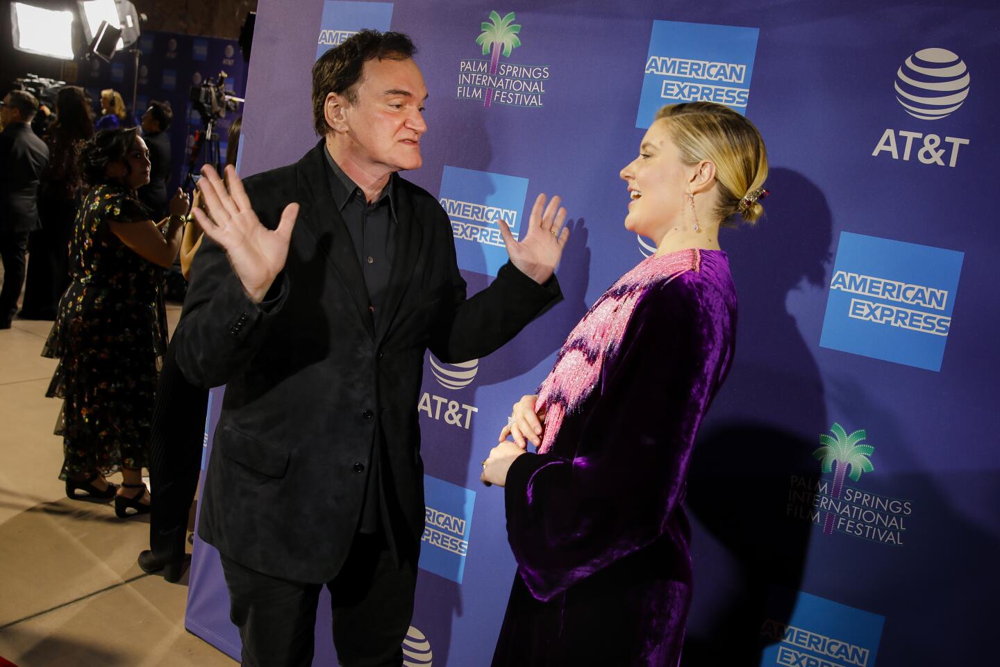 Directors Quentin Tarantino and Greta Gerwig