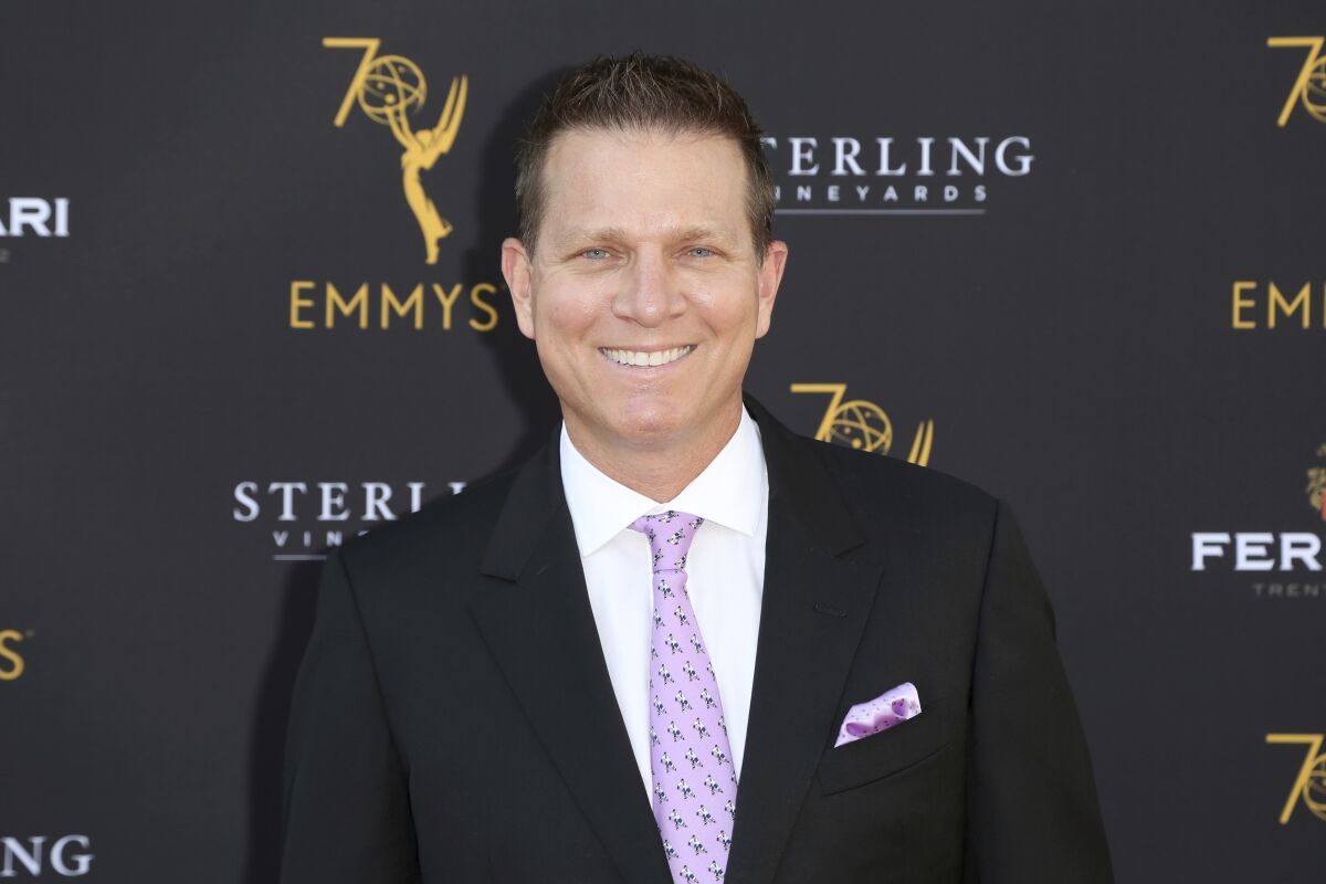 Patrick O'Neal arrives at the 70th Los Angeles Area Emmy Awards, at the Saban Media Center.