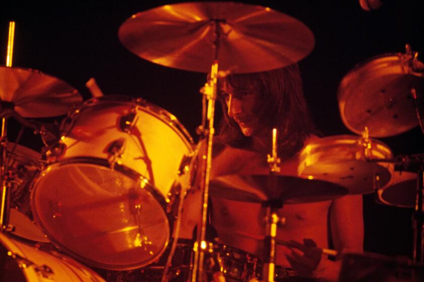 Drummer John Barbata performs with Jefferson Starship in New York in 1978.