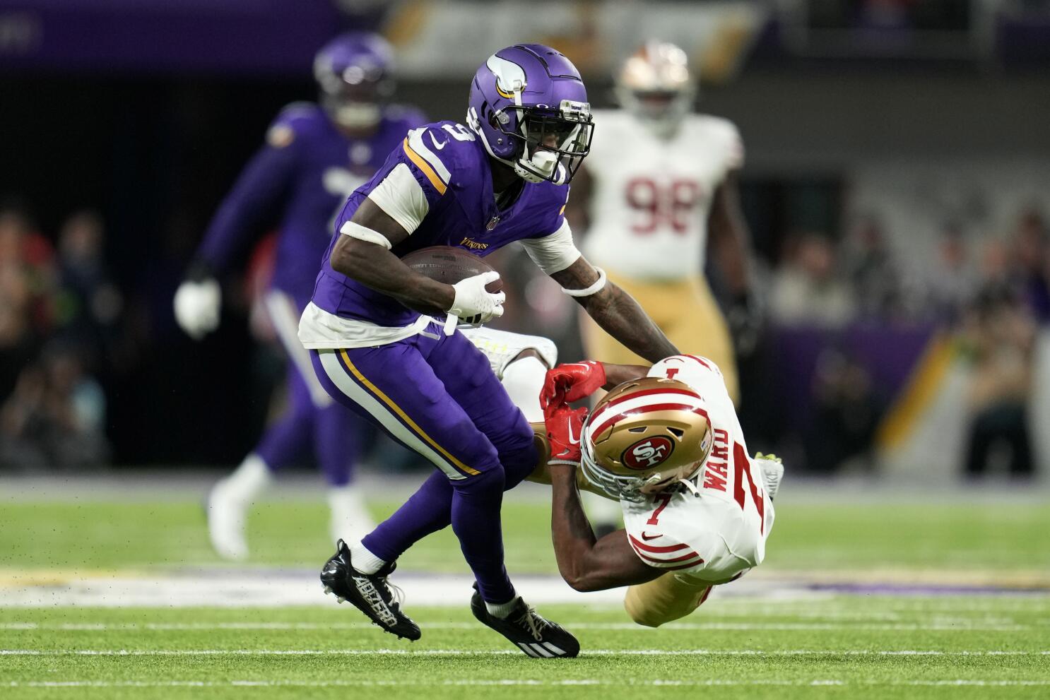 Brock Purdy and the 49ers are no longer unbeaten. They'll visit the Vikings  next - The San Diego Union-Tribune
