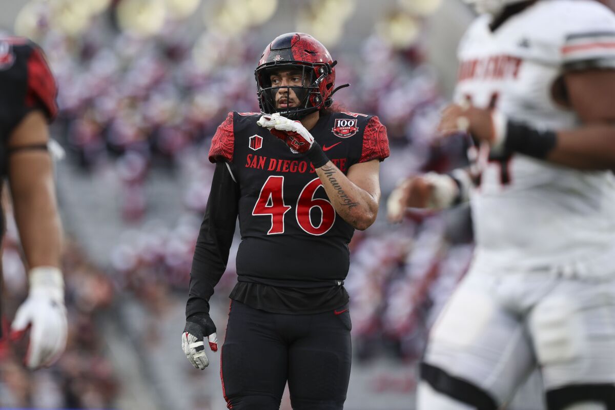 Former San Diego State linebacker Michael Shawcroft is active when it comes to mental health.