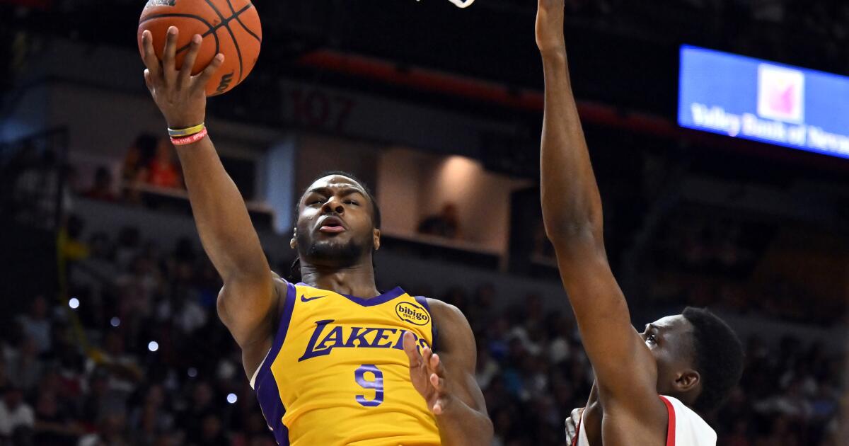 Why a collector bought Bronny James' Summer League debut jersey for $38,400