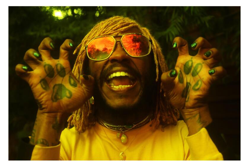 Bassist Thundercat, top photo, and producer Flying Lotus, bottom photo