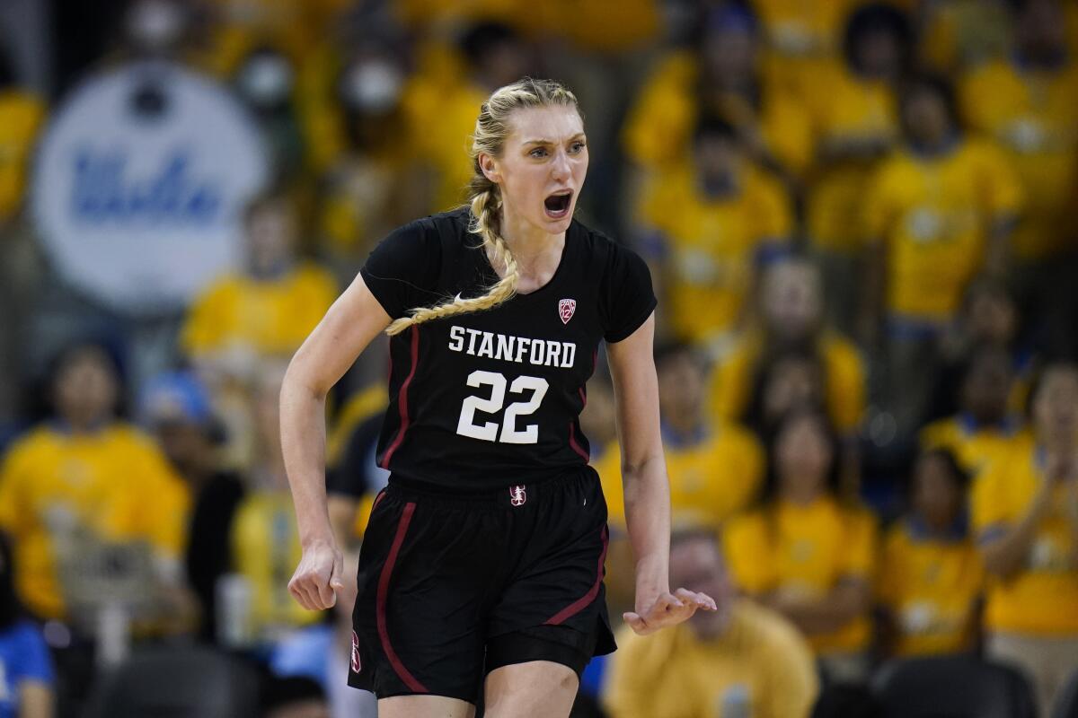 Jones, Brink lead No. 2 Stanford women past No. 8 UCLA - The San Diego  Union-Tribune
