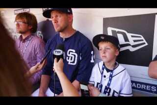 Levi Smith, a Padre for a day