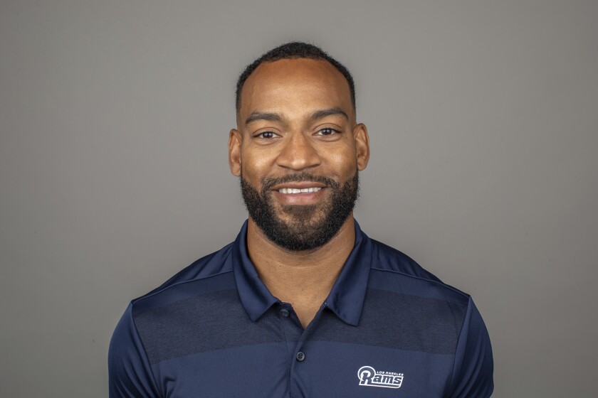 This is a 2019 photo of Aubrey Pleasant of the Los Angeles Rams NFL football team.