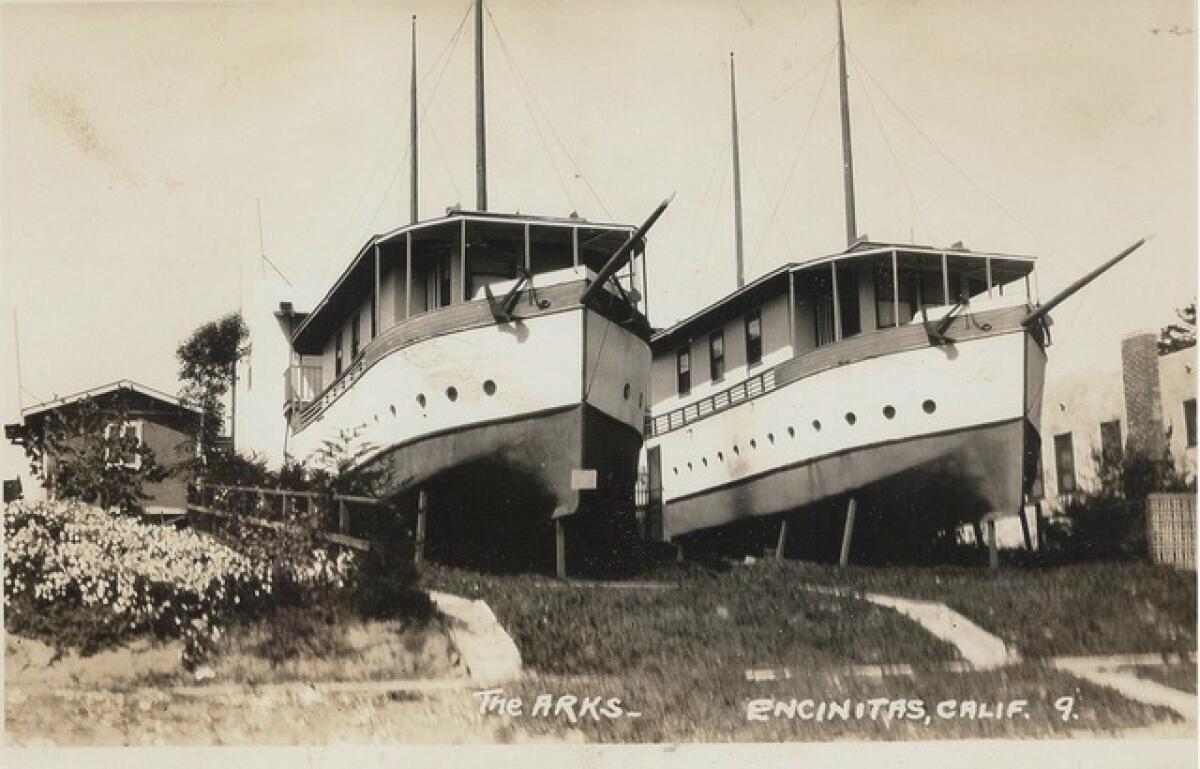 The Boathouses, aka The Arks, circa 1930
