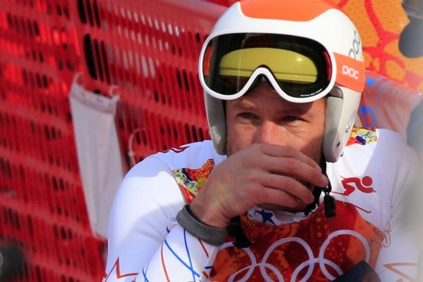 Bode Miller was emotional after winning the bronze.