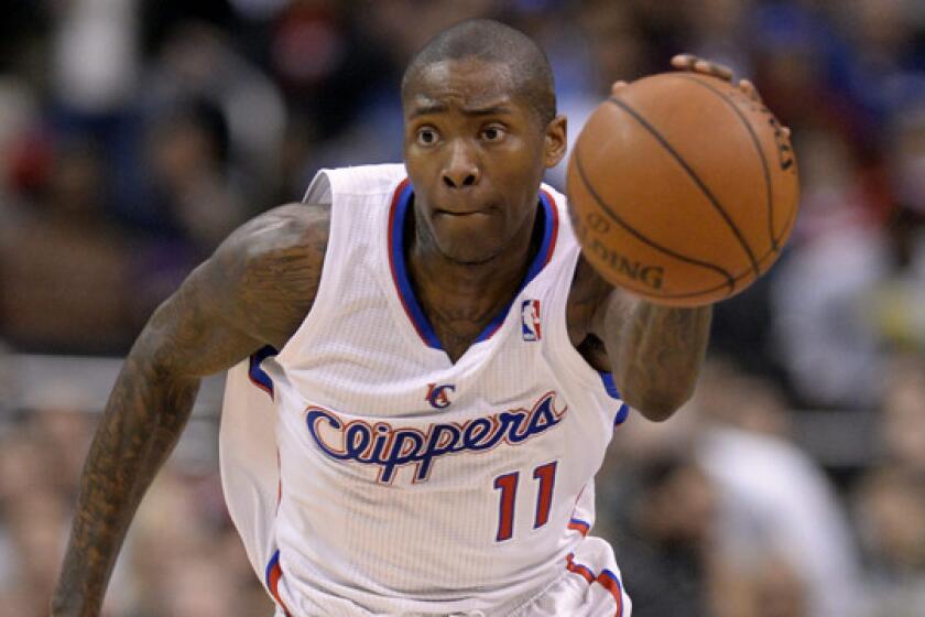 Clippers guard Jamal Crawford has missed four of the last five games because of a strained left calf.