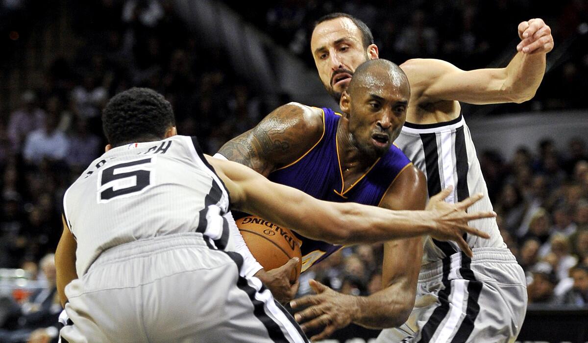 Cory Joseph, Kobe Bryant, Manu Ginobili