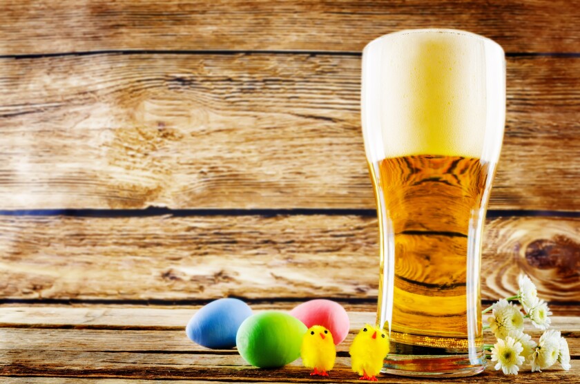 Certain beers go better with Easter brunch and dinner.