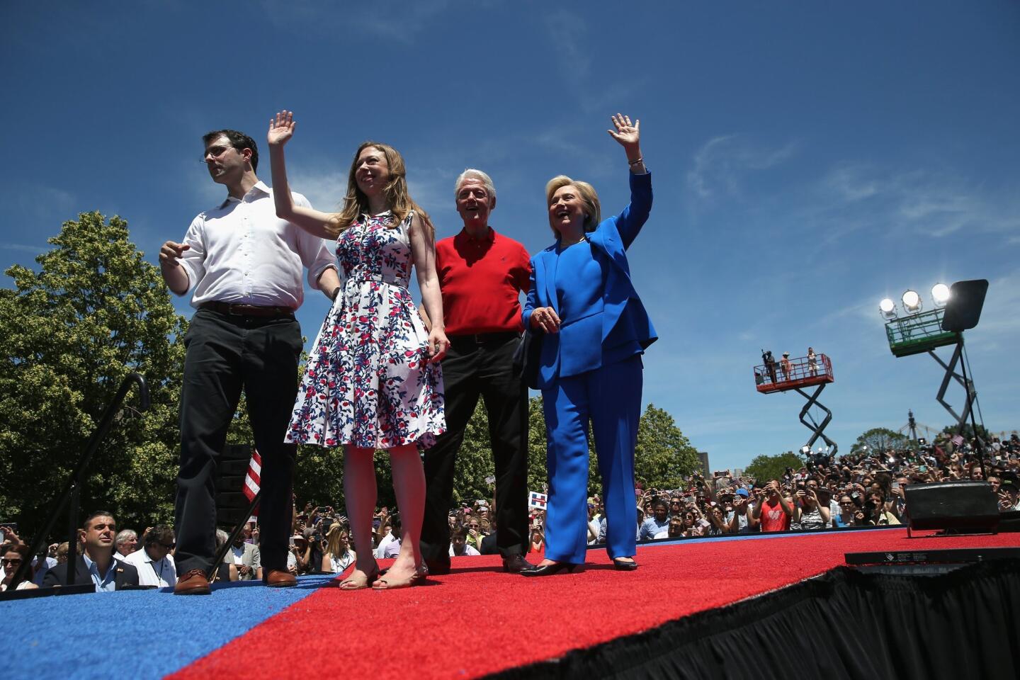 Hillary Clinton launches presidential campaign