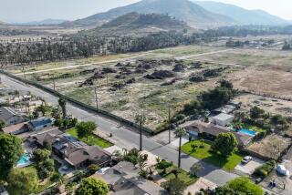 BLOOMINGTON, CA MAY 16, 2024 - In unincorporated Bloomington, more than 100 homes being razed for more Inland Empire warehouses. Developer Howard Industrial Partners is building a 213-acre warehouse project near homes and schools. (Robert Gauthier / Los Angeles Times)