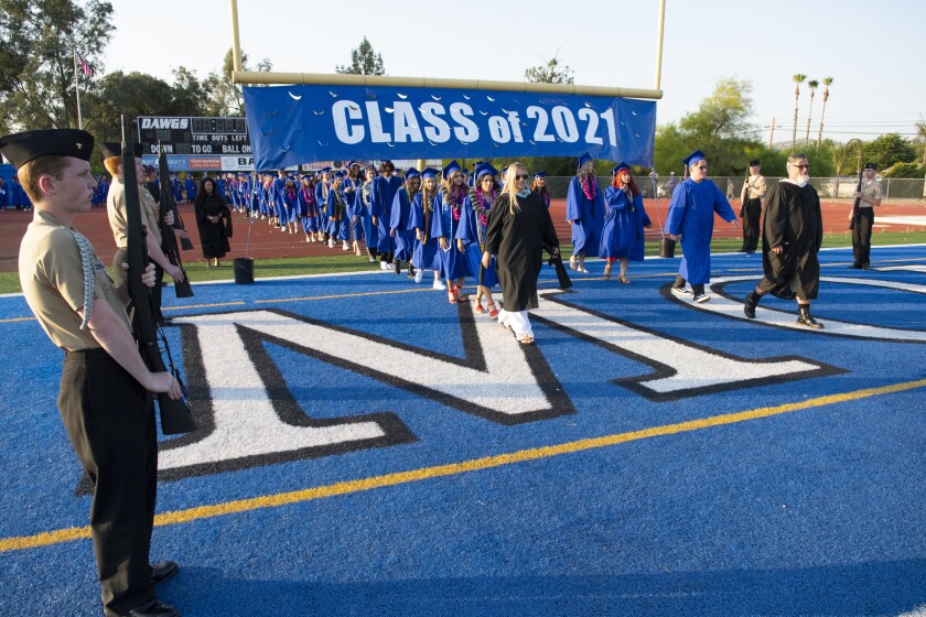Ramona High School S Class Of 2021 Celebrates Past And Future At Graduation Ceremony Ramona Sentinel Ramona High School Graduation 2022
