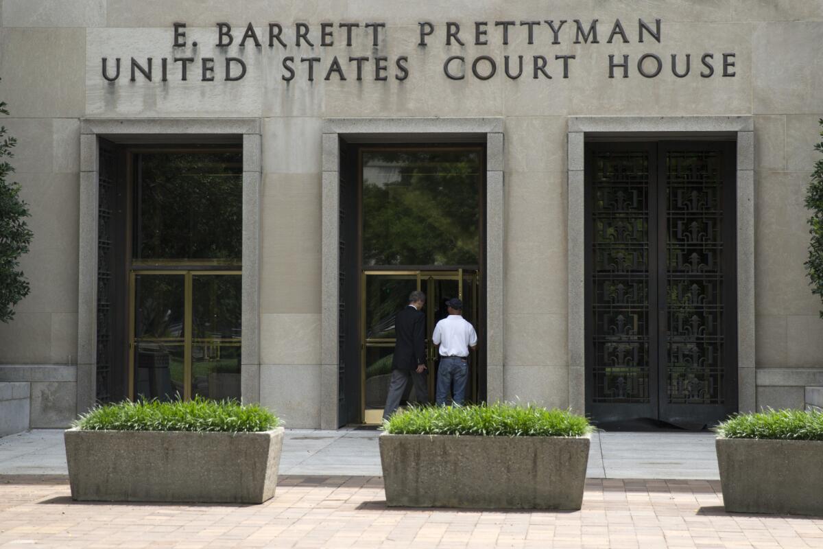 The D.C. Circuit Court of Appeals, which operates out of the E. Barrett Prettyman Federal Courthouse, was one of two appellate courts issuing contradictory rulings Tuesday about whether insurance exchanges operated by the federal government could offer subsidized health coverage.