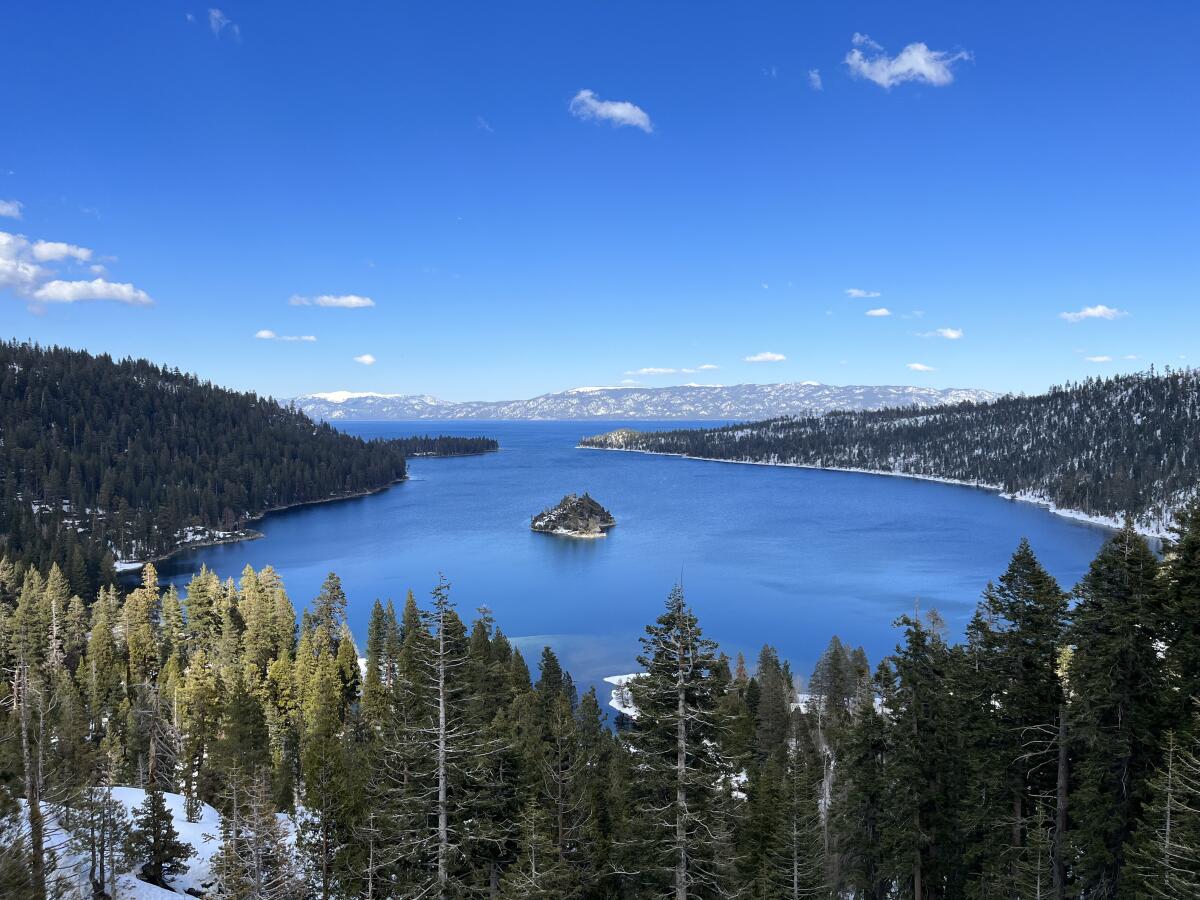 Emerald Bay at Lake Tahoe.