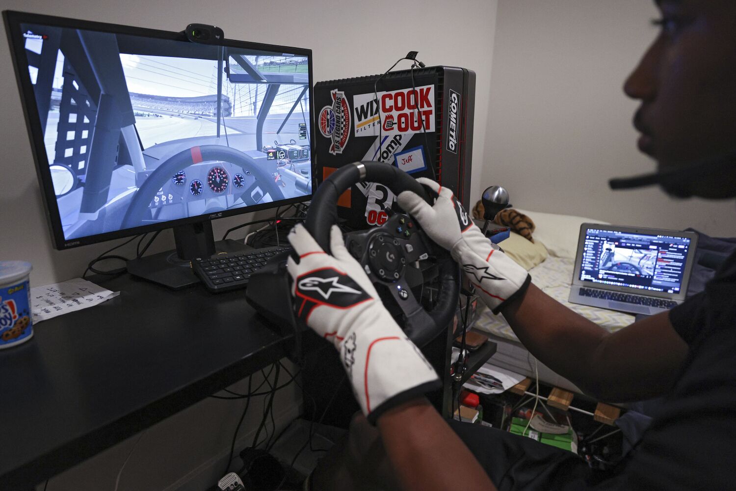 Inside Rajah Caruth's transformation from gamer to rising NASCAR driver