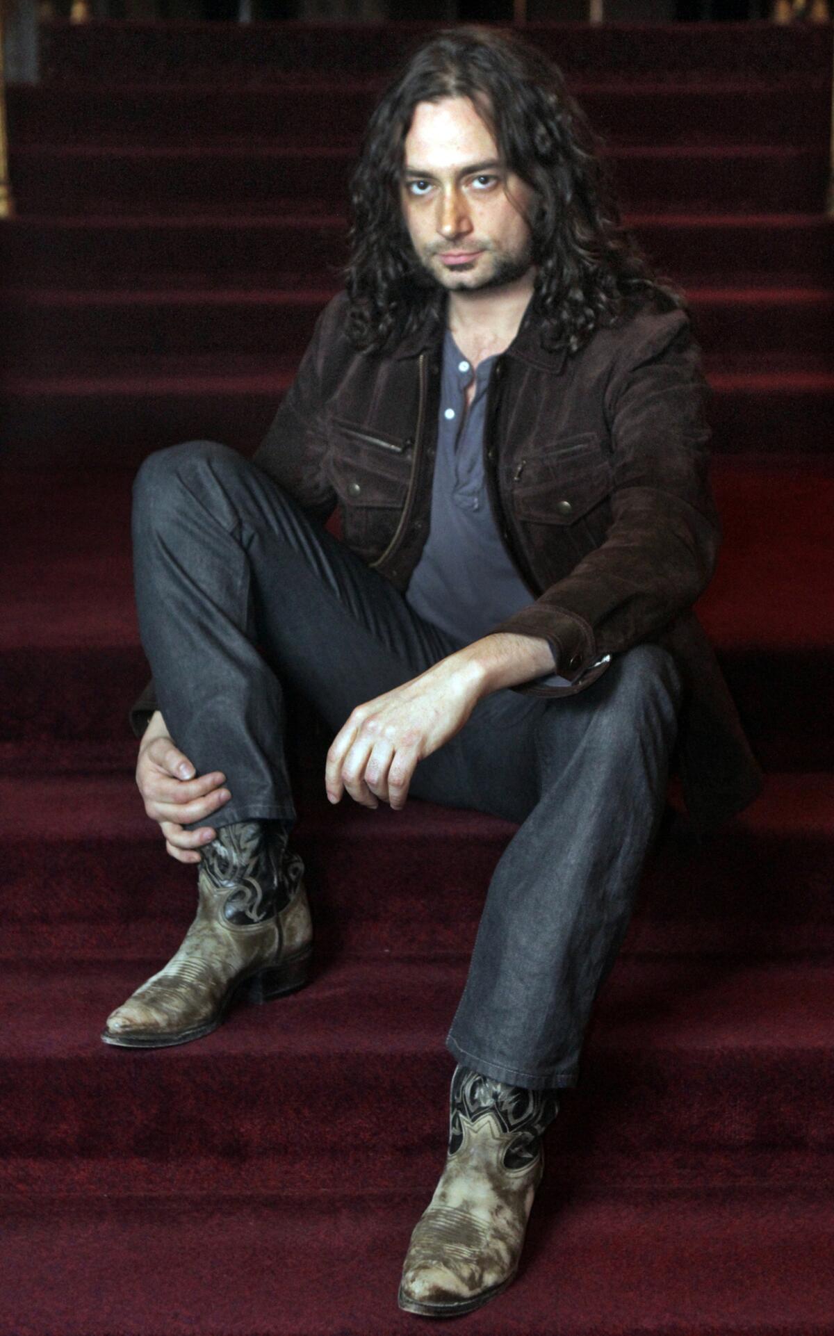 Constantine Maroulis in 2013, when he starred in the musical "Jekyll & Hyde" at the Pantages Theatre. He is no longer part of the new musical "Breaking Through."