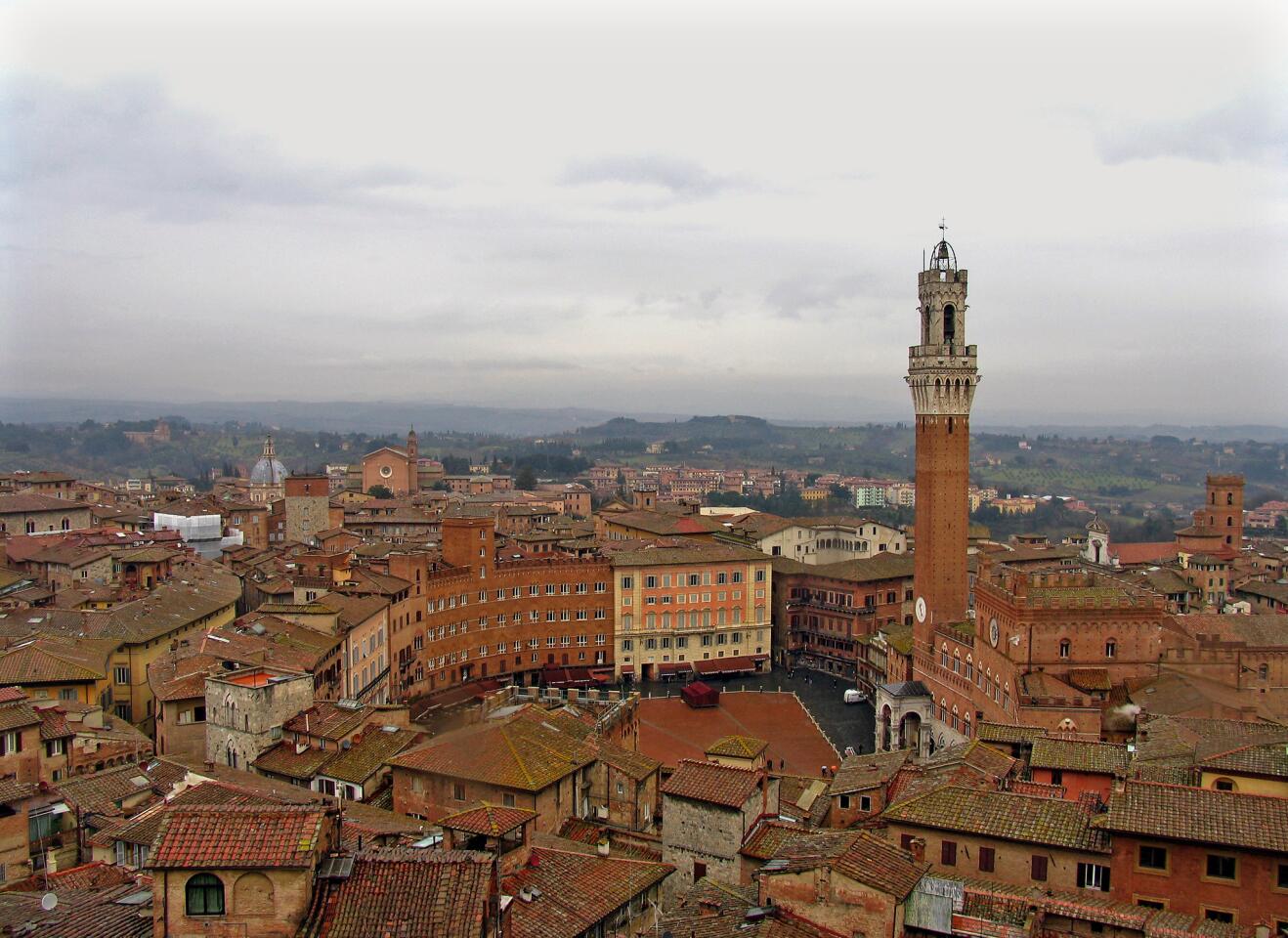 Medieval Siena stretches over three steep hills in the heart of the Chianti region of Tuscany. It's renowned for its Gothic cathedral as well as its Piazza del Campo, whose paving stones were laid in 1347. -- Alan C. Miller
