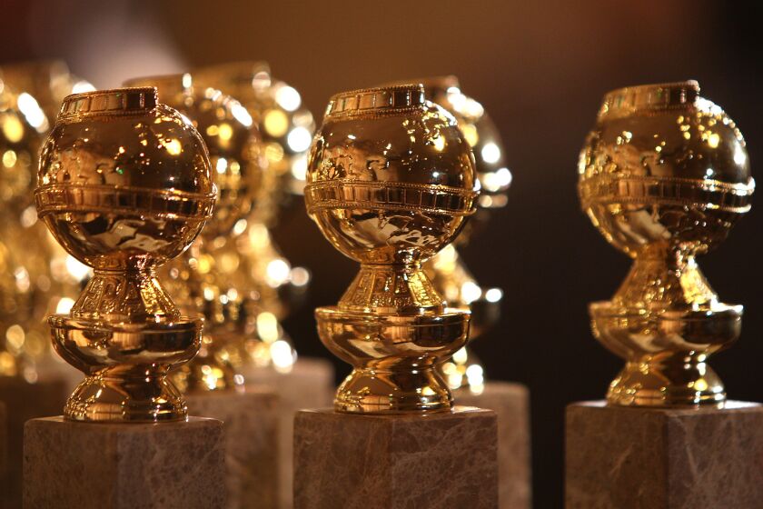 Golden Globe statuettes 