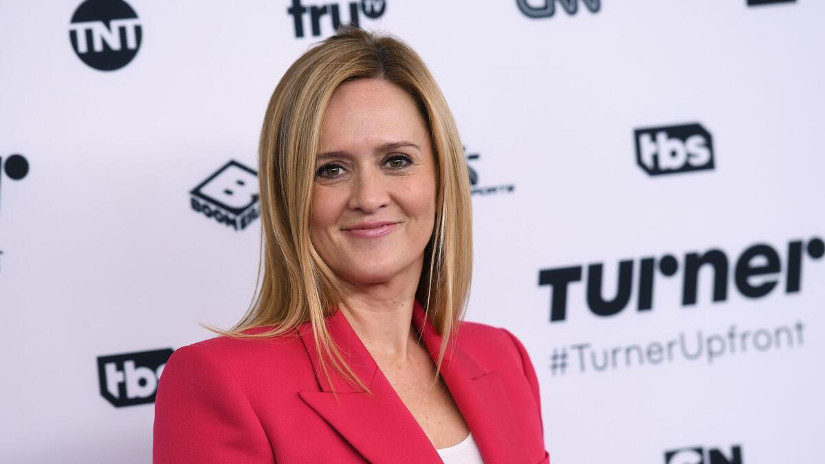 Samantha Bee at the Turner upfront presentation in New York on May 17, 2017.