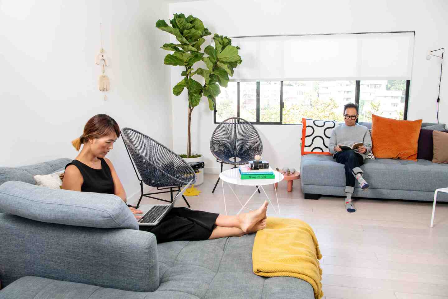 At home with Poketo founders Ted Vadakan and Angie Myung