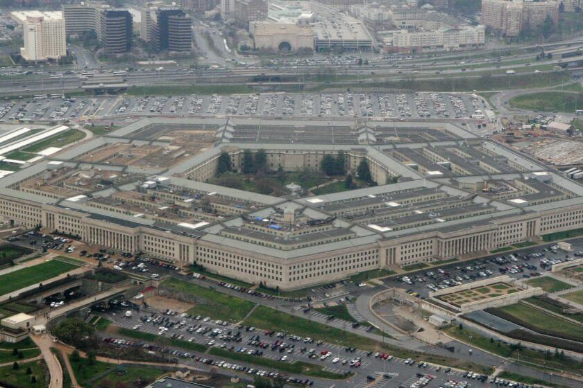 The Pentagon in Washington. A U.S. airstrike in Iraq killed an Islamic State fighter suspected of involvement in the 2012 attack on the U.S. diplomatic mission in Benghazi, the Pentagon announced June 22.