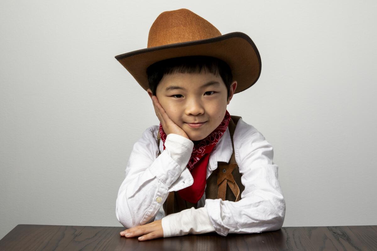 Alan Kim of "Minari," photographed in the L.A. Times Studio at the Sundance Film Festival in 2020.