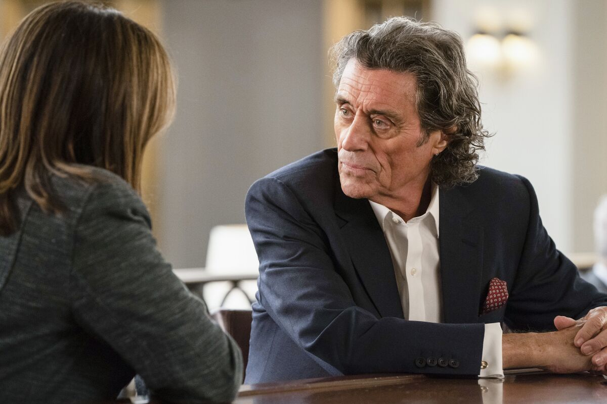 Ian McShane on "Law & Order: Special Victims Unit"