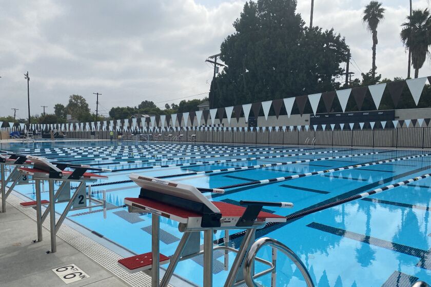 The water has been filled and the keys turned over to enable Crespi to unveil its $10 million aquatics center.