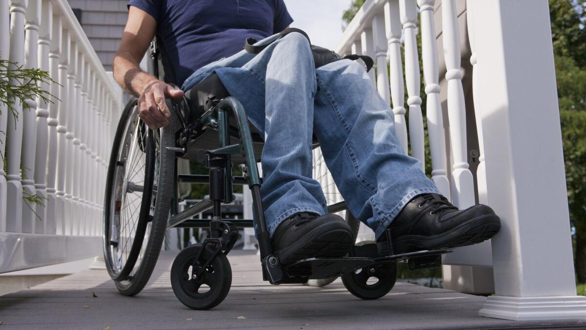 How to look for vacation rentals with ramps and wheelchair-accessible facilities.